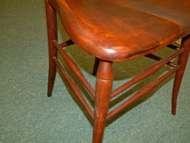 F. H. Conant's Sons Highback Cherrywood Side Chairs 2